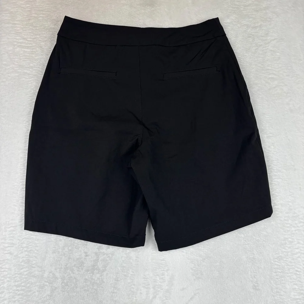 Tommy Bahama Active Mens Black Performance Golf Shorts Size Medium Zip Pockets